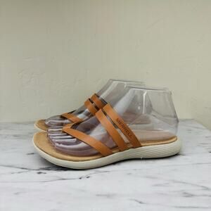 Merrell Duskair Seaway Tan Leather Sandals Women’s Size 6
